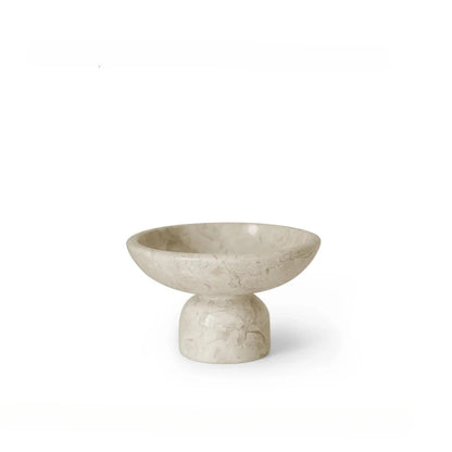 Homio Decor Decorative Accessories D18x10.5CM Crema Marble Bowl