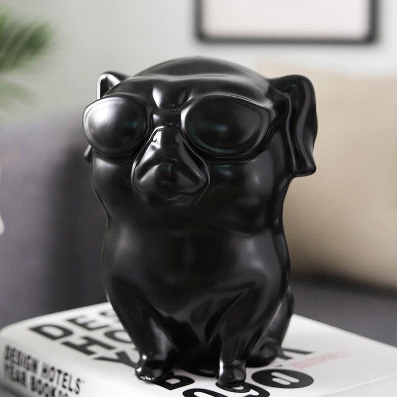 Homio Decor Decorative Accessories French Resin Bulldog Statue
