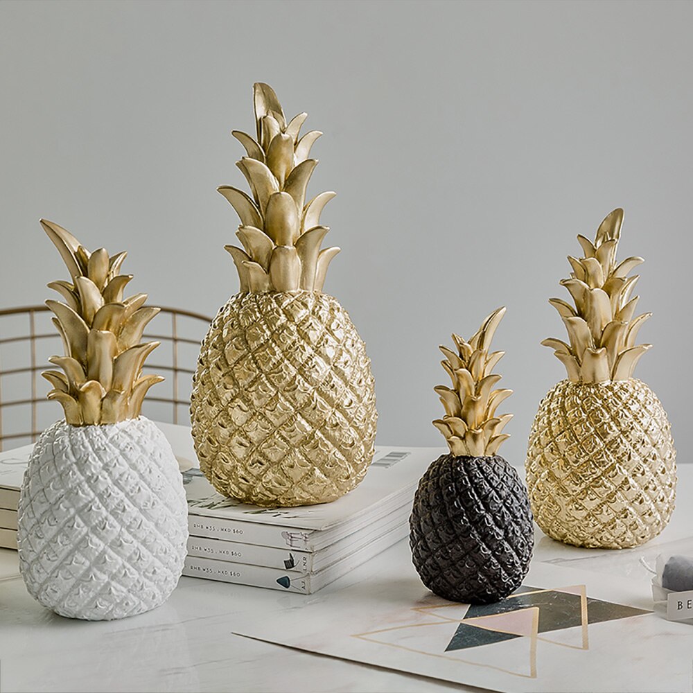 Homio Decor Decorative Accessories Gold Pineapple Ornament
