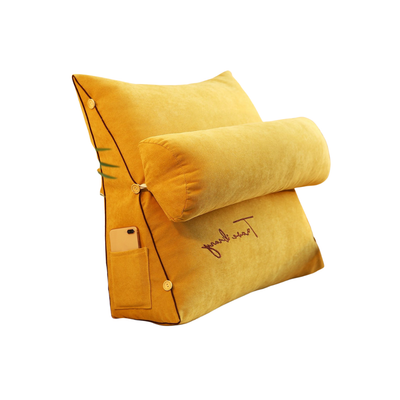 Homio Decor Decorative Accessories Lemon Yellow / Pillow (with inner) / 45x45cm Reading Cushion with Pocket