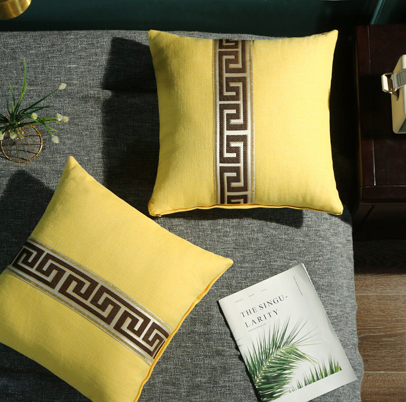 Homio Decor Decorative Accessories Luxury Modern Hemp Pillowcase