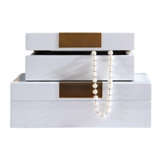 Homio Decor Decorative Accessories Metal Buckle Jewelry Box