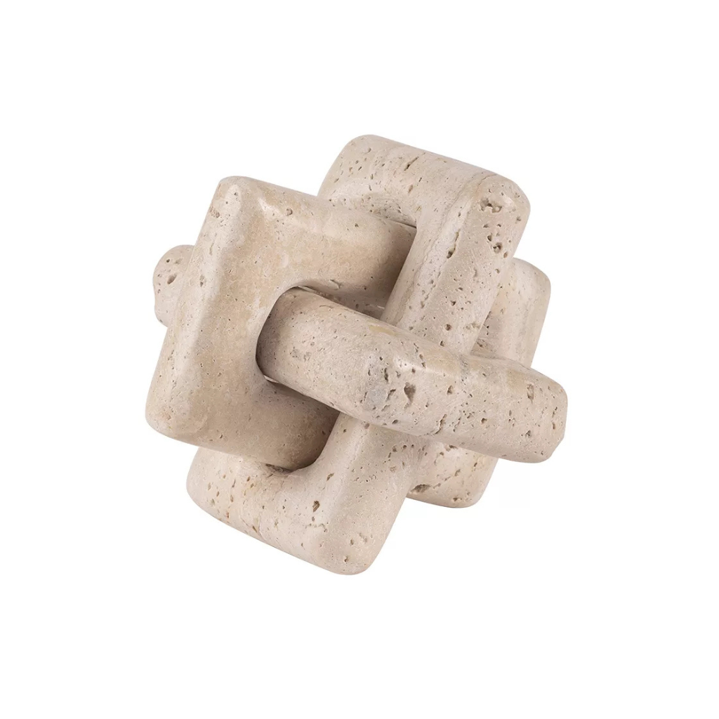 Homio Decor Decorative Accessories Model 2 Travertine Link Chain Decoration