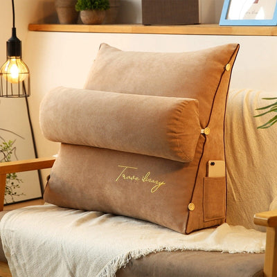 Homio Decor Decorative Accessories Reading Cushion with Pocket