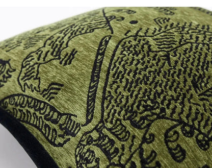 Homio Decor Decorative Accessories Savannah Green Designer Cushion