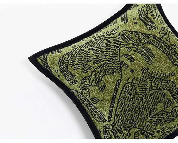 Homio Decor Decorative Accessories Savannah Green Designer Cushion
