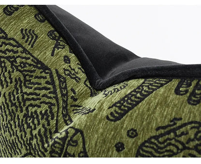 Homio Decor Decorative Accessories Savannah Green Designer Cushion