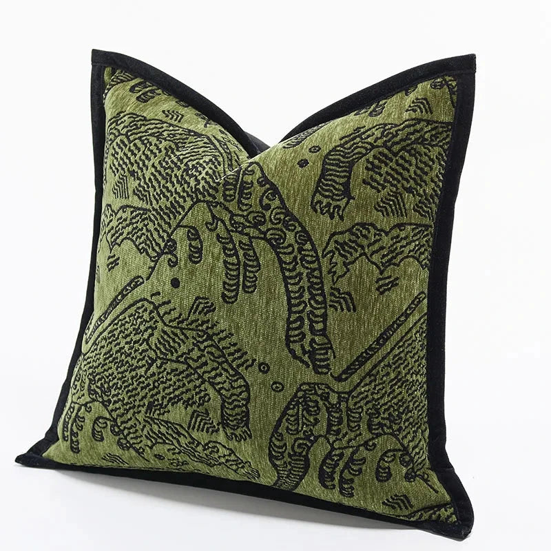 Homio Decor Decorative Accessories Savannah Green Designer Cushion