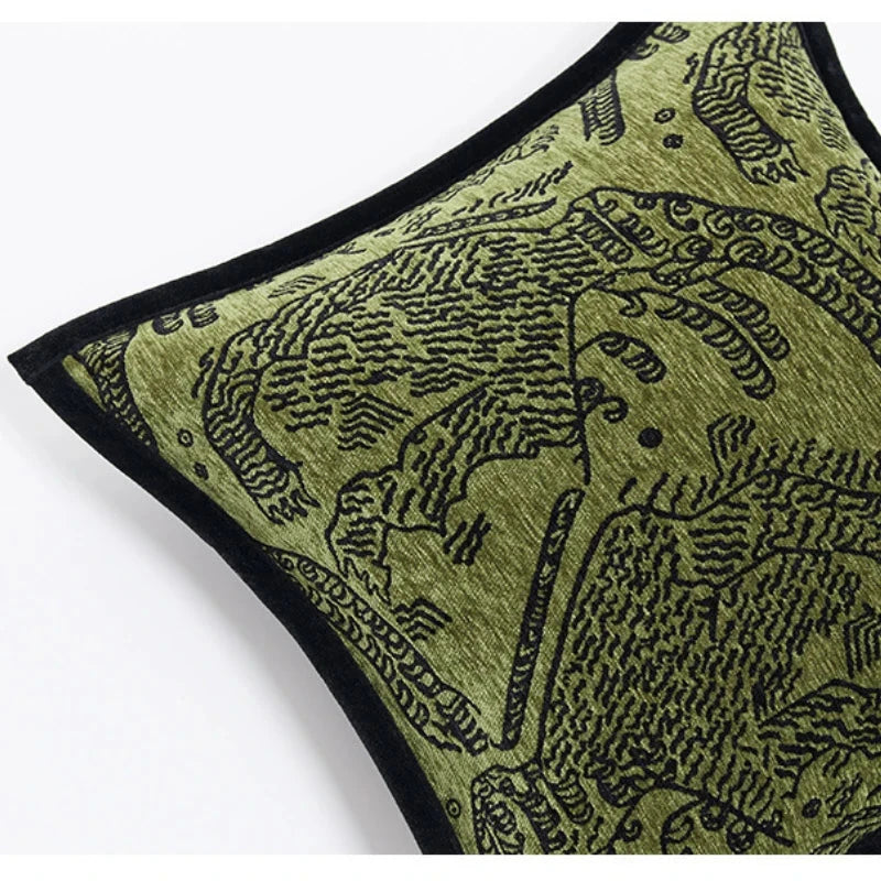 Homio Decor Decorative Accessories Savannah Green Designer Cushion
