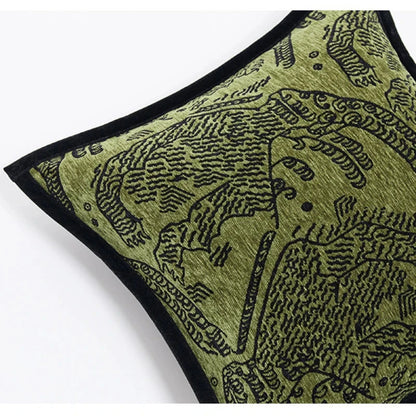 Homio Decor Decorative Accessories Savannah Green Designer Cushion