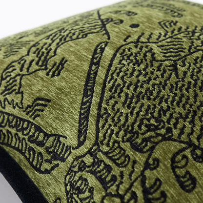 Homio Decor Decorative Accessories Savannah Green Designer Cushion