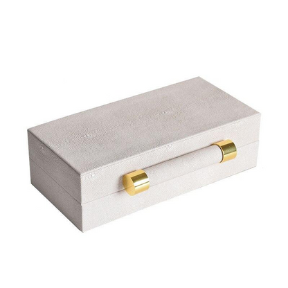 Homio Decor Decorative Accessories Small Minimalist Leather Jewelry Box