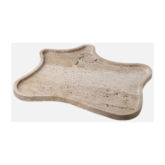 Homio Decor Decorative Accessories Travertine Stone Tray