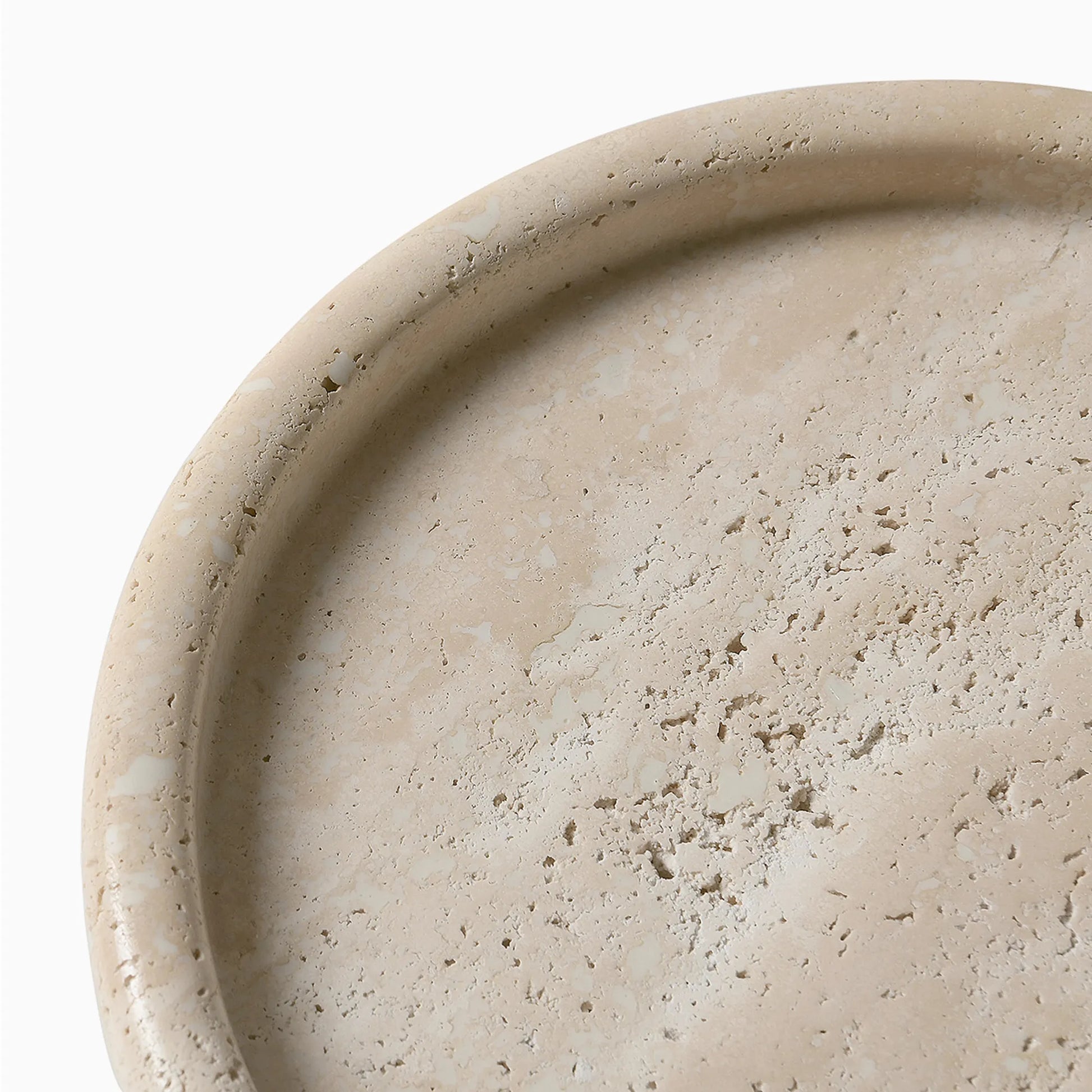 Homio Decor Decorative Accessories Travertine Tray with Legs