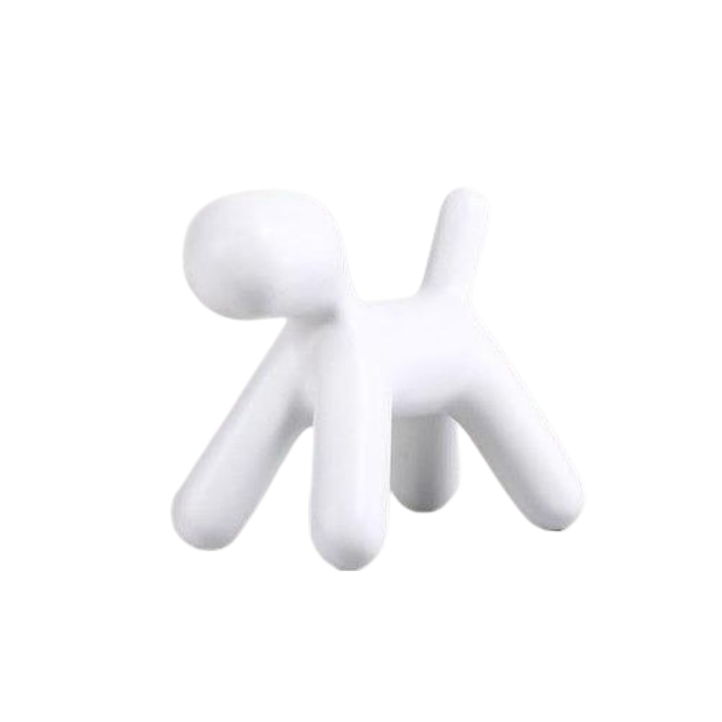 Homio Decor Decorative Accessories White / 30x17cm Abstract Dog Art Sculpture