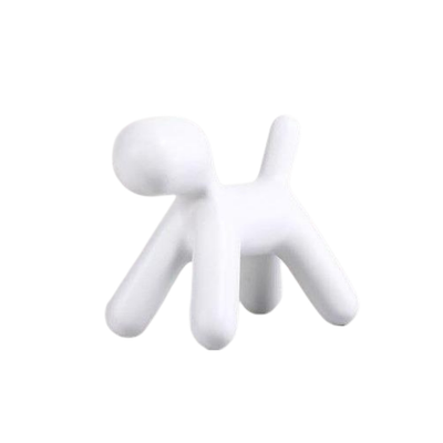 Homio Decor Decorative Accessories White / 30x17cm Abstract Dog Art Sculpture