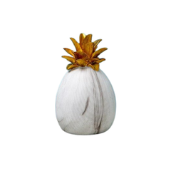 Homio Decor Decorative Accessories White / Big Marbling Pineapple Sculpture