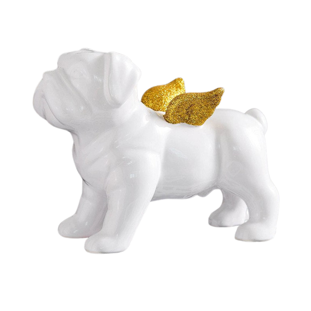 Homio Decor Decorative Accessories White / Dog French Resin Bulldog Statue
