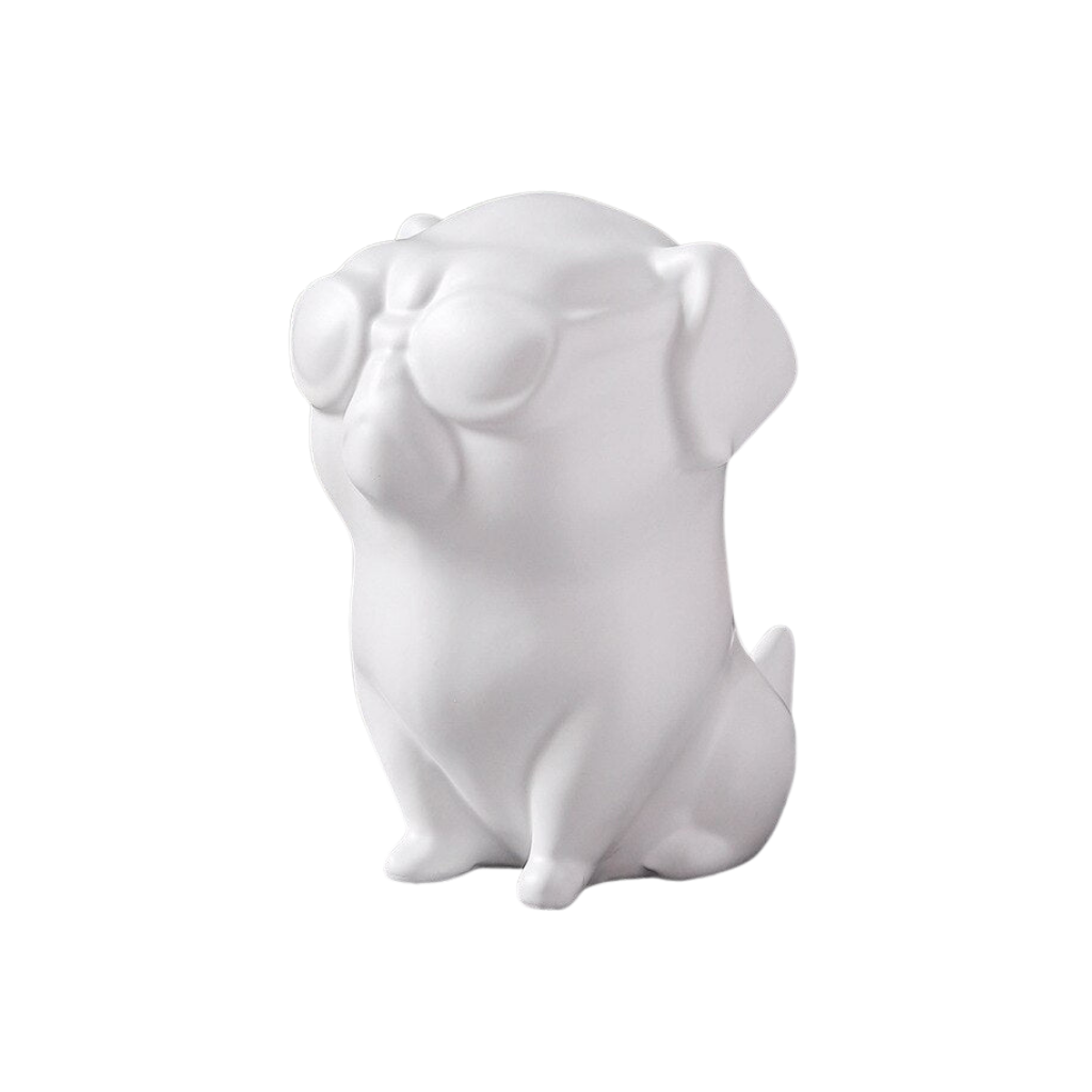 Homio Decor Decorative Accessories White / Puppy French Resin Bulldog Statue