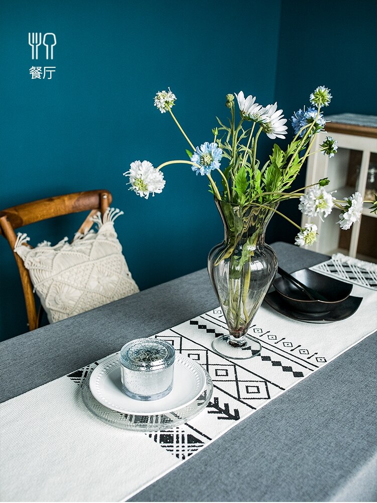 Homio Decor Dining Room Bohemian Style Table Runner