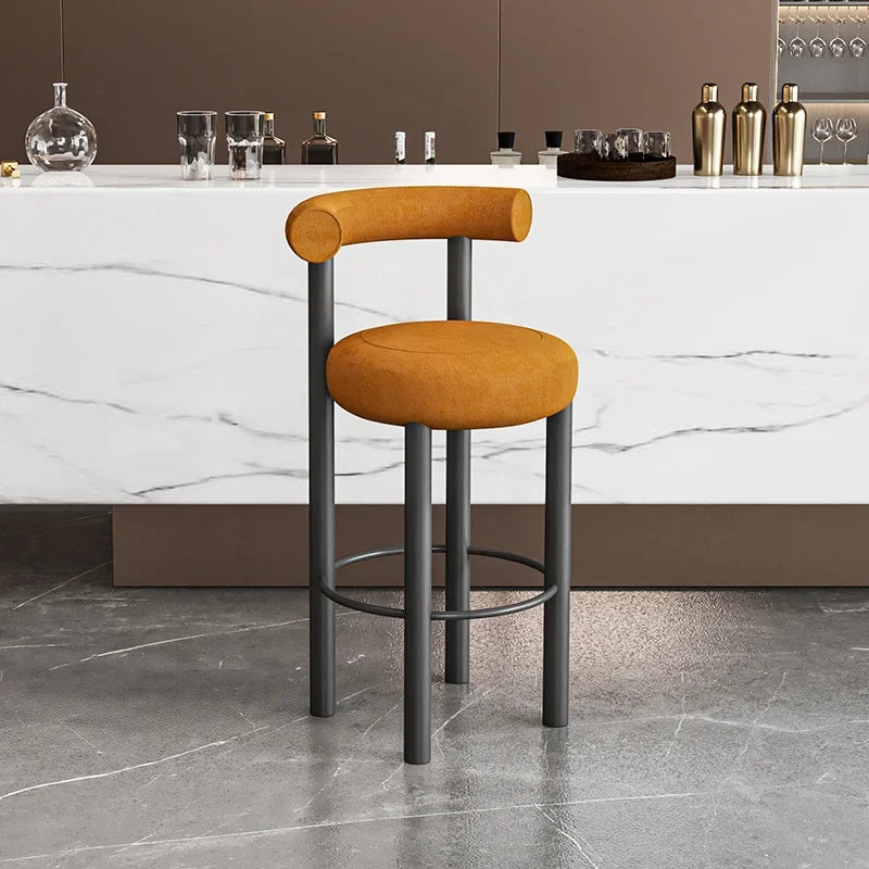 Homio Decor Dining Room Boucle Bar Stool