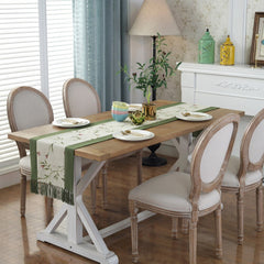 Homio Decor Dining Room Elegant Spring Table Runner
