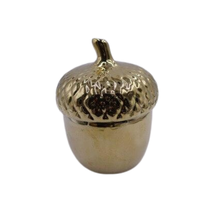 Homio Decor Dining Room Gold Pine Cone Ceramic Jar
