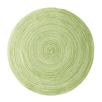 Homio Decor Dining Room Green / 18cm / Round Woven Table Mat