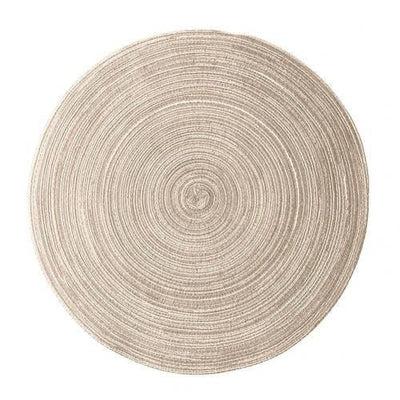 Homio Decor Dining Room Khaki / 18cm / Round Woven Table Mat