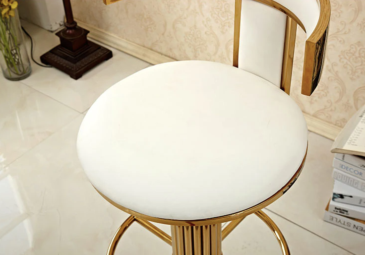 Luxury Golden Bar Stool - Homio Decor