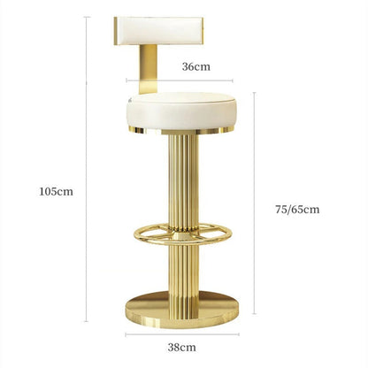 Luxury Golden Bar Stool - Homio Decor