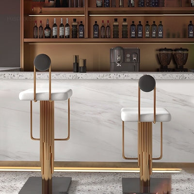 Homio Decor Dining Room Minimalist Luxury Golden Bar Chair