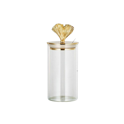 Homio Decor Dining Room S Gold Leaf Candy Jar