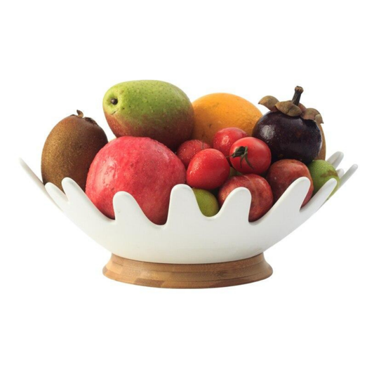 Homio Decor Dining Room Simple Ceramic Fruit Bowl