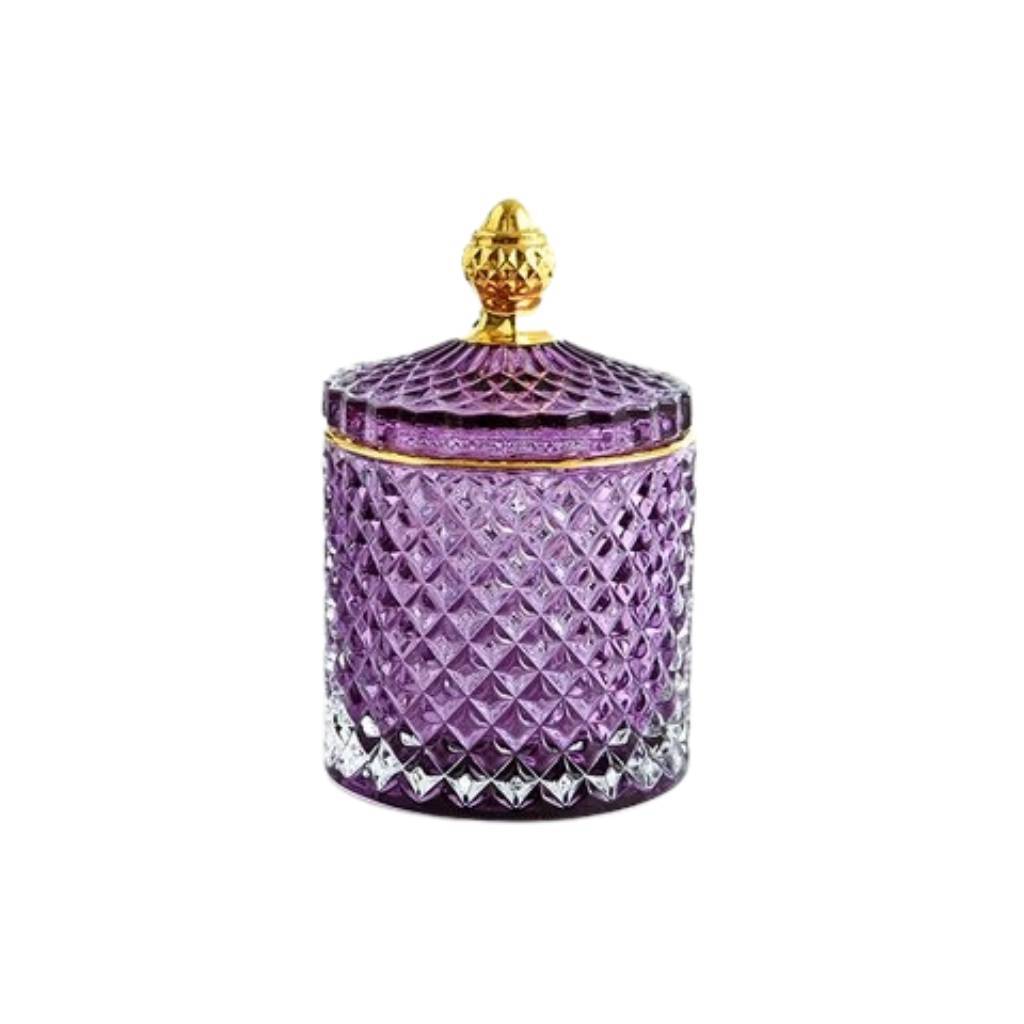 Homio Decor Dinning Room Multicolour Glass Storage Jar