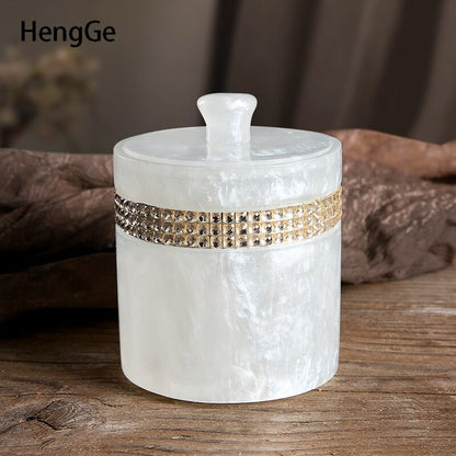 Homio Decor Dinning Room Resin Storage Jar Organiser