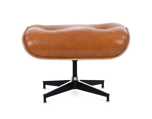 Homio Decor Eames Lounge Chair & Ottoman - Cognac