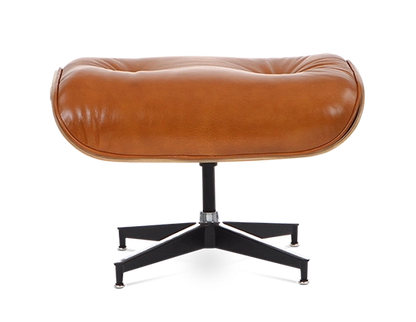 Homio Decor Eames Lounge Chair & Ottoman - Cognac