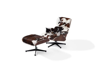 Homio Decor Eames Lounge Chair & Ottoman (PRO) - Pony Skin