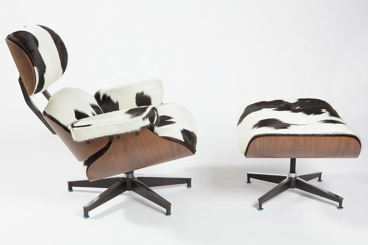 Homio Decor Eames Lounge Chair & Ottoman (PRO) - Pony Skin