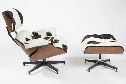 Homio Decor Eames Lounge Chair & Ottoman (PRO) - Pony Skin