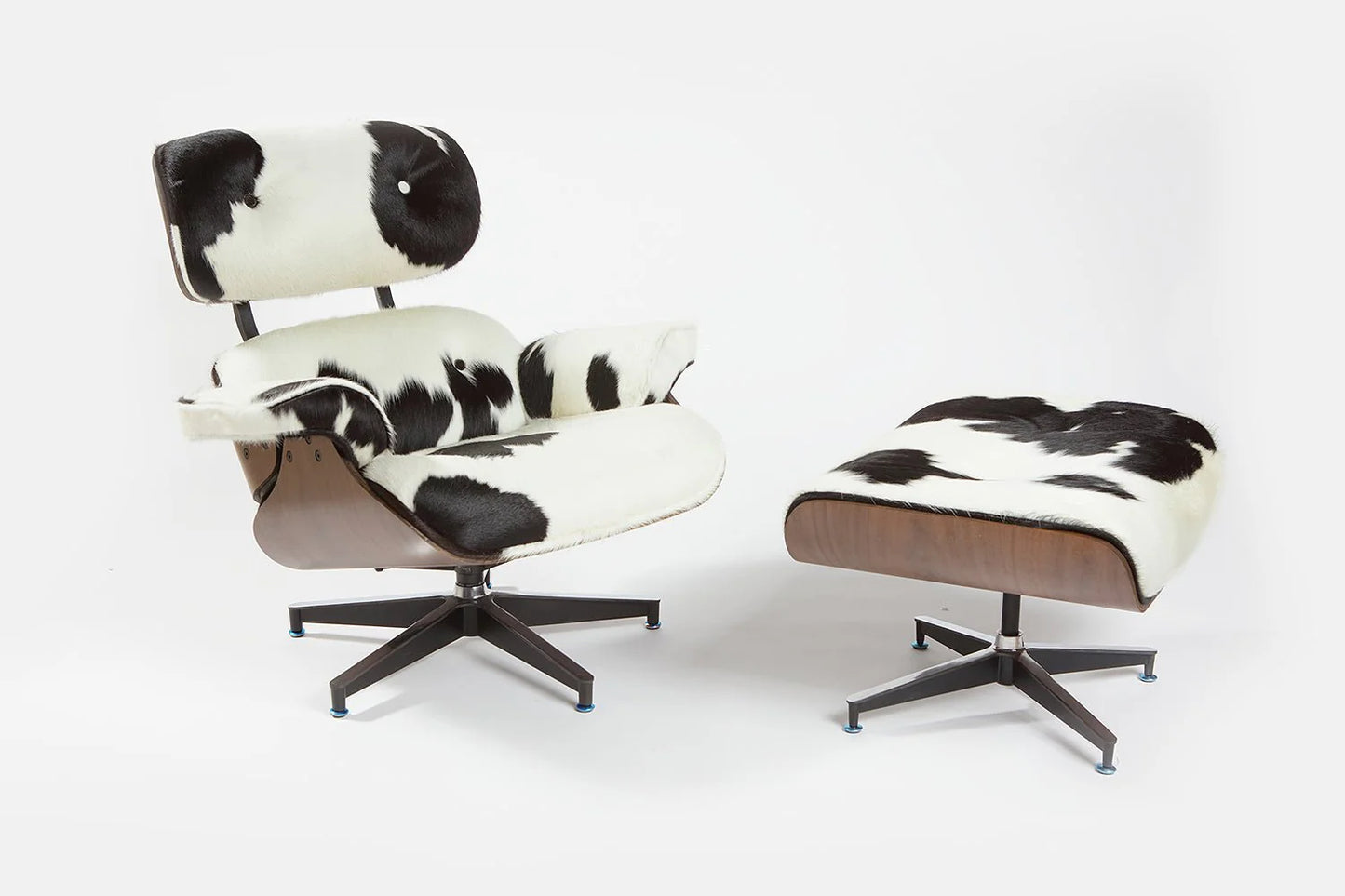 Homio Decor Eames Lounge Chair & Ottoman (PRO) - Pony Skin