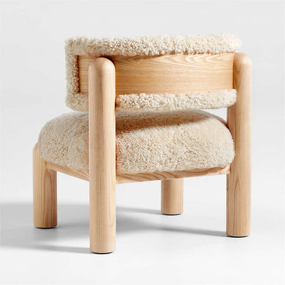 Homio Decor Eira Lounge Chair (Shearling)