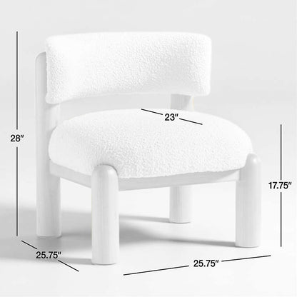 Homio Decor Eira Lounge Chair (Shearling)