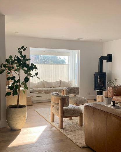 Homio Decor Eira Lounge Chair (Shearling)