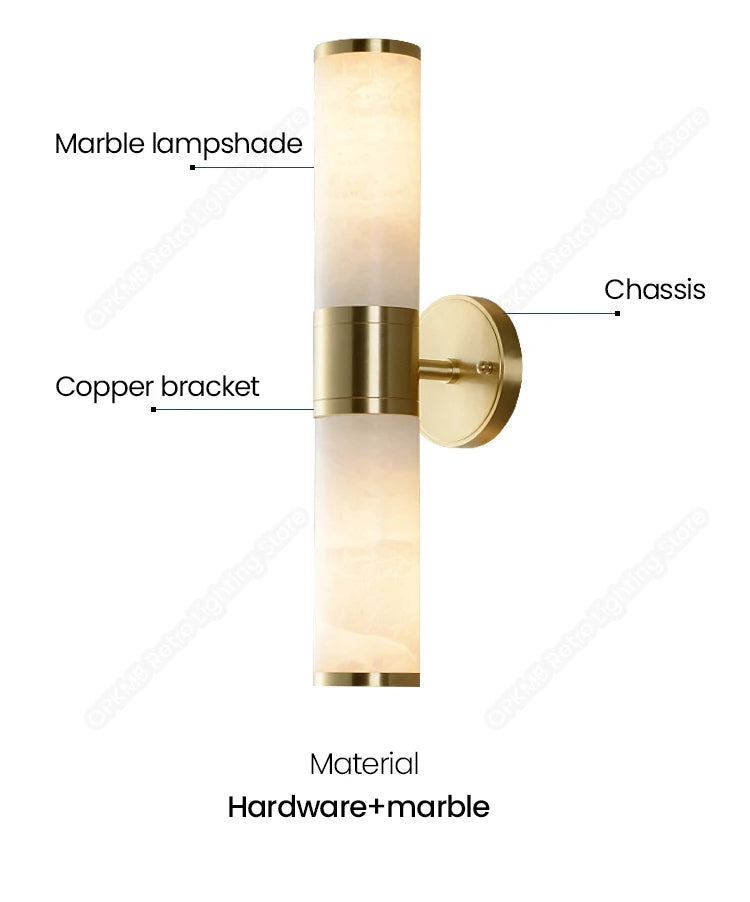 Homio Decor Ella Marble Wall Light