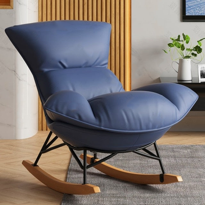 Homio Decor Faux Leather Rocking Chair