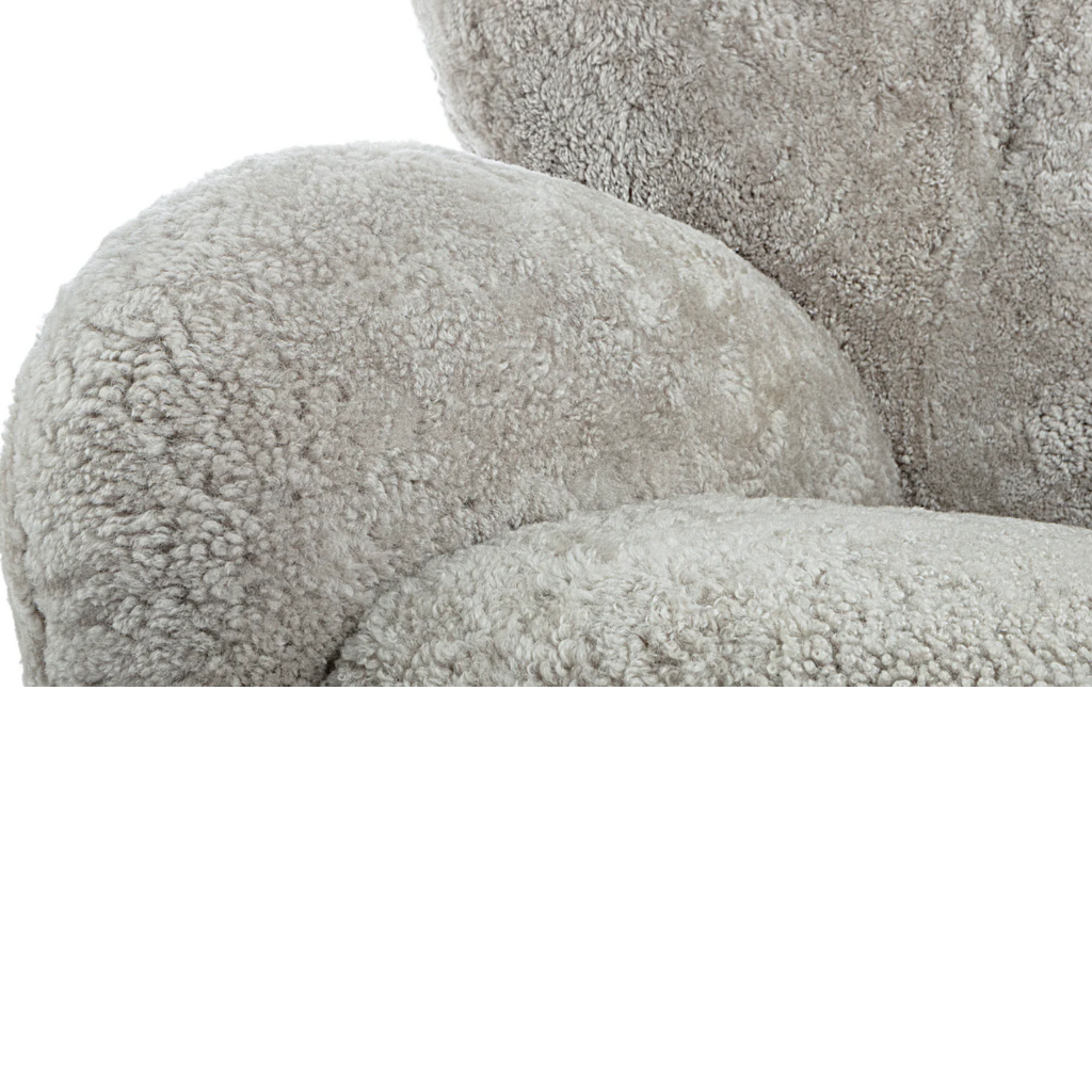 Genuine Sheepskin Armchair - Homio Decor