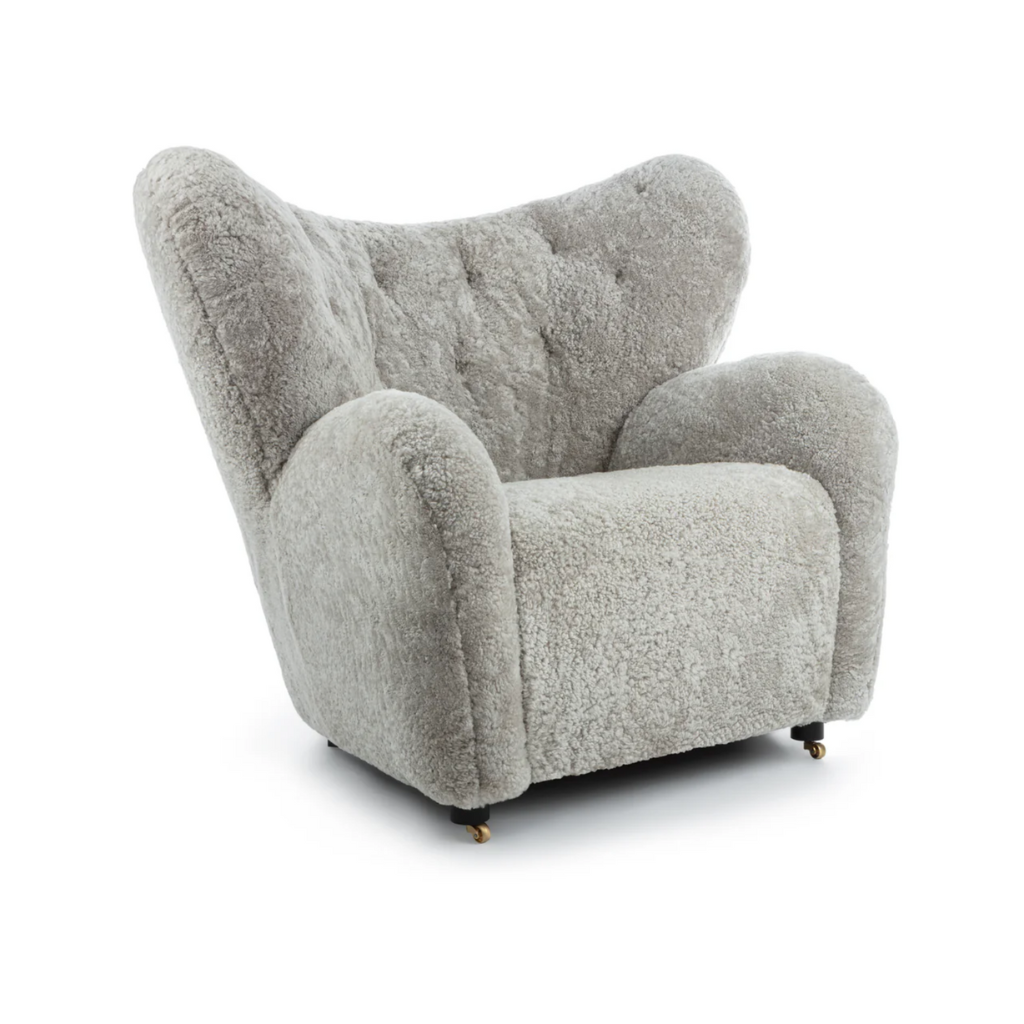 Genuine Sheepskin Armchair - Homio Decor