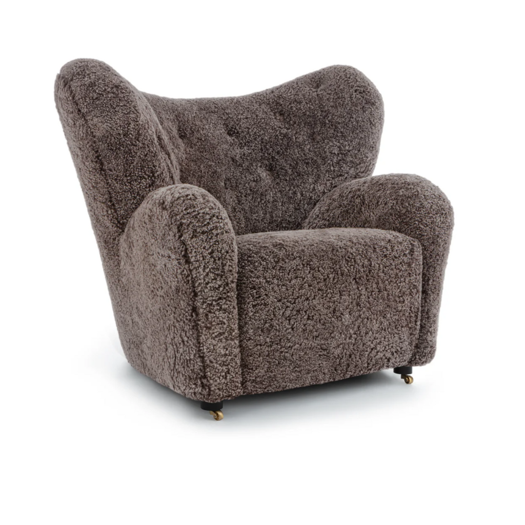 Genuine Sheepskin Armchair - Homio Decor